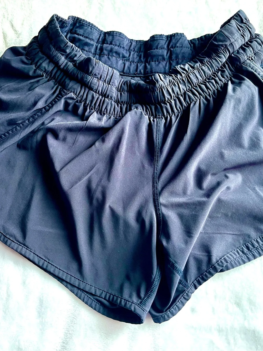 Lululemon Hotty Hot Navy Athletic Shorts-Size 12